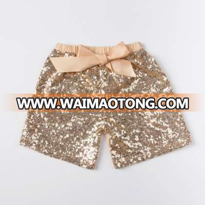 Summer hot sale baby sequin shorts with wholesale price and top quality from Kapu manufacture