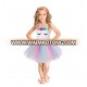 Girls Unicorn Dress Flower Costume Cosplay Princess Dress up Birthday Pageant Party Dance Outfits Evening Gowns